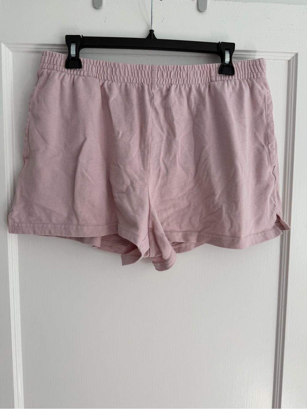 wild fable Light Pink Elastic-Waist Athletic Shorts